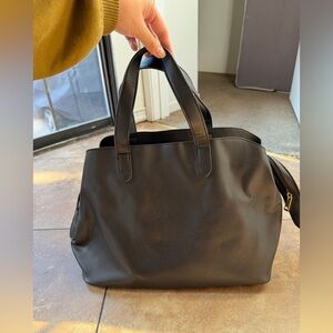 JustFab Black Tote Bag